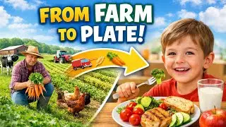 Where Does Food Come From? | From Farm to Plate