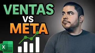 Tablero Din&aacute;mico en Excel: Ventas VS Objetivos con Gr&aacute;fico de Cumplimiento