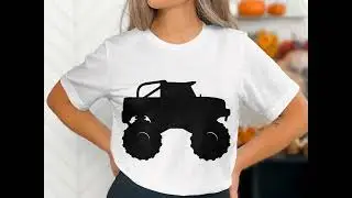 Monster Off Roader Silhouette SVG, 4x4 Truck Clipart, Off Road Vehicle Vector, Adventure Vehicle Dig