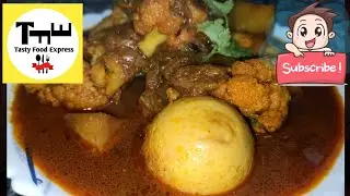 Cauliflower With Egg Potato Curry Very Unique Recipe | Different Egg Recipe