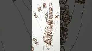 beautiful back hand mehndi design || simple mehandi design 2026 ||#mehndi #hennadesign #hennastyle