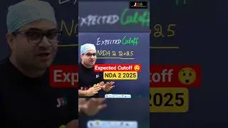 Expected Cutoff NDA 2 2025 🤯 #nda #jda