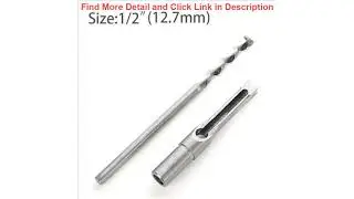 Deal Hrc48-50 12.7mm Woodworking Square Hole Drill Bit Mortising Chisel 1/2 Inch High Speed Steel D