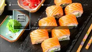 Free PS4 Themes - 4k Sushi Break Dynamic Theme