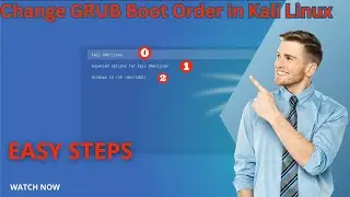 Легкое изменение порядка загрузки GRUB в Kali Linux