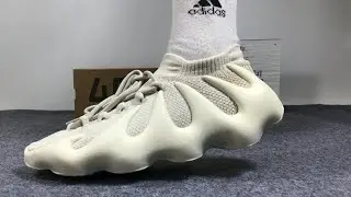 Adidas Yeezy 450 &ldquo;Cloud White&rdquo; On Foot