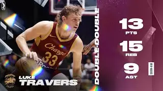 Luke Travers Posted 13 PTS, 15 REB, 9 AST In Charge Win Over Gold