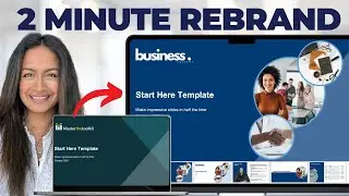 Rebrand PowerPoint deck in minutes with slide master