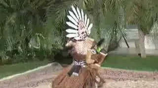 Torres Strait Islander dance from Saibai Island in Abu Dhabi