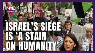 London protests Israel's 'disgusting' siege of Gaza
