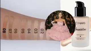 MARS High Coverage Liquid Foundation Shades