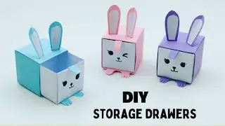 Very Cute DIY mini Drawer / Miniature Craft / Very Easy Paper Craft
