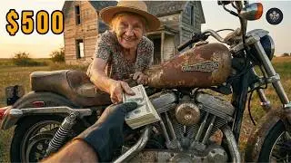 We Found Rusty Harley Davidson for $500&hellip; Then Restored It! | ASMR