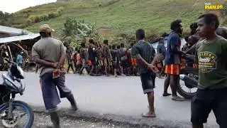 Persiapan Bakar Batu di Tinggi Nambut Papua