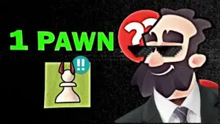 Can Stockfish Beat Martin Using Only ONE Pawn? | Insane Chess Challenge😂