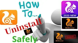How to uninstall UC Browser from mobile Safely?