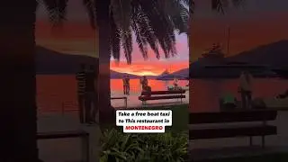 📍A unique restaurant experience in Montenegro #worldtravel #foodietravel #tivat #europe #montenegro