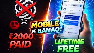 Build Your Own CHATGPT for FREE Mobile Only(Lifetime FREE | No Coding)