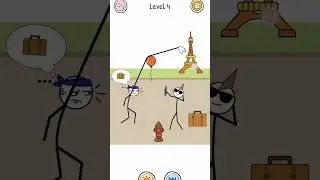 thief game 🎮 Draw puzzle 👻 snatch what you want #gaming #youtubeshorts #trending