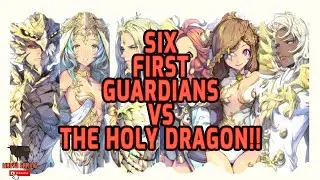 Exos Heroes | The 6 Fatecore First Guardians Taking on the Holy Dragon Ft. Black Moon Baraka