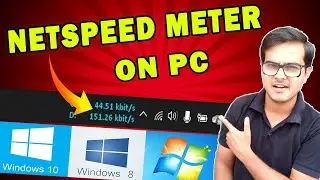 How To Show Internet Speed On Taskbar In Windows 10 2021 | Net Speed Meter For Windows