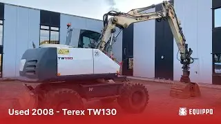 Used 2008 - Terex TW130 | Used Wheeled Excavator | equippo.com | Used heavy equipment