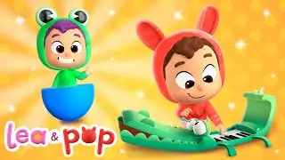 El piano de Pop y los huevos sorpresa | Globos Mono - Pop v&iacute;deos educativos