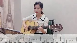 吉他指弹《一直很安静》/北尚吉他-小七