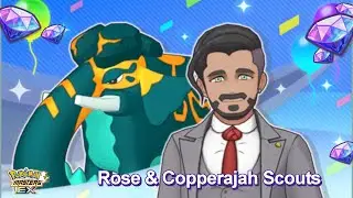 Rose & Copperajah Scout Pulls | Pok&eacute;mon Masters EX