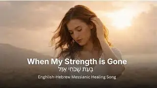 When My Strength Is Gone | Gentle Worship for Rest, Prayer & Healing | English&ndash;Hebrew Song