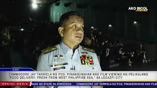 Commodore Jay Tarriela ng PCG, pinangunahan ang film viewing ng pelikula
