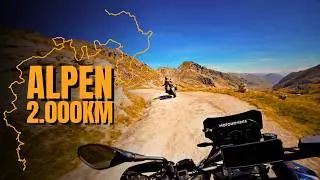 Von den Seealpen bis nach Südtirol - 2000km Motorradtour durch die (West)Alpen