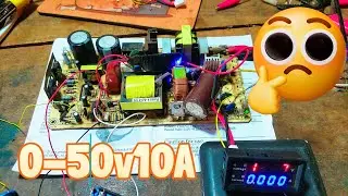 0-50v 10A DIY power supply#diy #power supply #adjustablevoltage