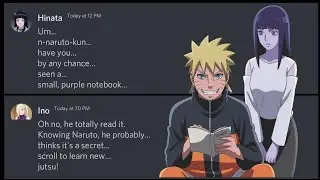 What if Naruto Stole Hinata's Secret Dairy and reveals all dark secrets | Chat goes crazy