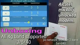 Airtel 4g unlocked modem mw40cj for all sim