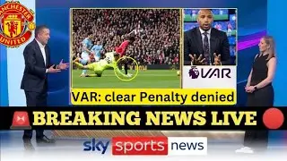 ROBBED AGAIN: VAR CONTROVERSIAL DECISION ROBBED MANCHESTER UNITED AS A CLEAR PENALTY WAS NOT GIVEN