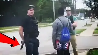 Cop Gets Called Out, Immediately Flees the Scene