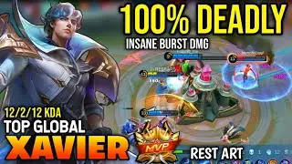 XAVIER BEST BUILD 2022 | TOP GLOBAL XAVIER GAMEPLAY | MOBILE LEGENDS✓