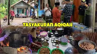 Alhamdulillah Syukuran Debay, Walimah Aqiqah, Masak Besar Ajak Warga Sekampung 