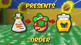 Лучший порядок подарков для каждого цвета улья в игре Bee Swarm Sim!