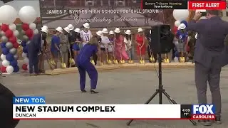 Groundbreaking takes place for new stadium at Byrnes High School