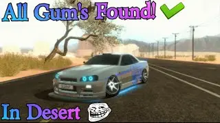 All Gum's Collecting Guide! | Desert Map | Tuning Club Online