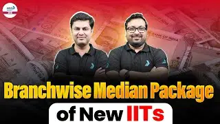 Branch wise Median Package of New IITs || #BranchWise || @SriChaitanyaAcademyJEE