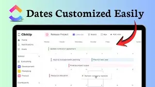How to use custom dates in ClickUp calendar view