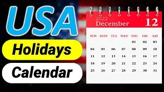USA Holiday Calendar 2022 - United States Federal and State Holidays 2022