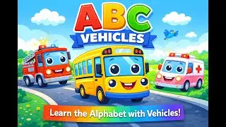 ABC Vehicles for Kids 🚗 Learn A&ndash;Z with Cars, Trucks & More | Happy Little Learners