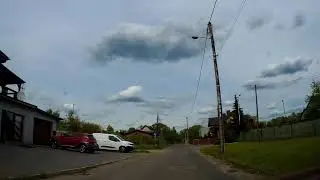 Jedziemy autem przez miasto ZAWADZKIE 21 05 2021 r