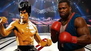 UFC 5 | Bruce  Lee vs. 50 Cent as Street Fighter Balrog | Fight Tournaments