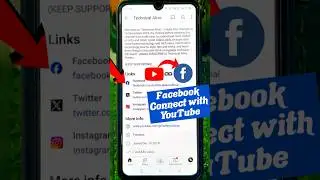 YouTube Channel ko Facebook se Kaise Jode | How to Link Facebook with YouTube Channel | #shorts
