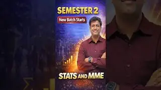 Economics {Hons} Sem&ndash;2 | Intermediate MME & Statistics New Batch Starting 6th Jan 2026 | RSG Classes